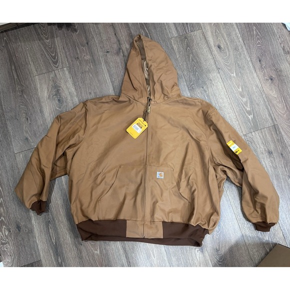 Carhartt Mens 5XL Loose Fit Duck Thermal Lined Active Jacket 0J0131-M - Picture 1 of 10